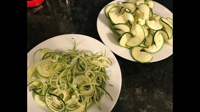 'How to Cut Zucchini Spirals and Ribbons Using Crofton Spiralizer?'