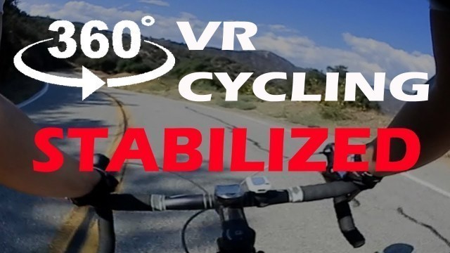 'STABILIZED Virtual Cycling in 360° VR for Indoor Trainers and Exercise Bikes'