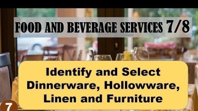 'TLE Food and Beverage Services for Grade 7 & 8 - Identify The Basic Types of Tableware (Part 2)'