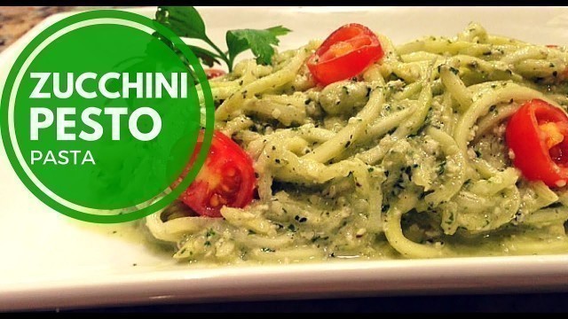 'Zucchini Noodles with Pesto'