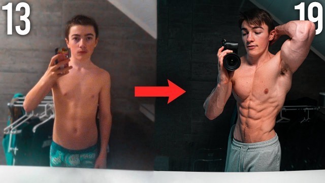 '13-19 Teenage Body Transformation From Skinny To Muscular'