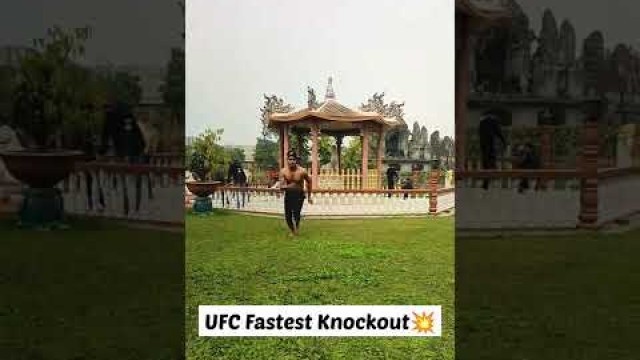 'Fastest knockout in world #ufc #mma #fight #fitness #health #shivanshusinghrajput'