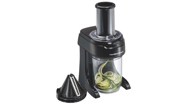 'Best vegetable spiralizer | Hamilton Beach 3-in-1 Electric Vegetable Spiralizer & Slicer'