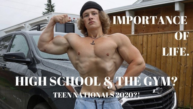 'High School & The Gym? | Teen Nationals 2020? | Squats & Bench Day'