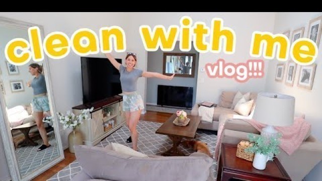 'CLEAN WITH ME vlog + Summer Refresh! Cleaning Motivation!!'