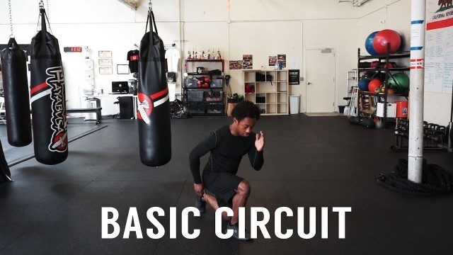 'Basic Fight Fit Circuit Training - No Equipment Needed!'