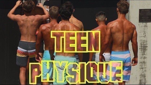 'Teen Physique Bodybuilding Class Competes at Muscle Beach'