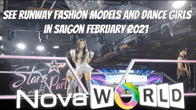 'Runway Fashion Models and Dance Show Saigon February 2021 Ho Chi Minh City Vietnam'