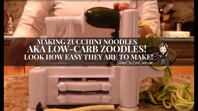 'Making Zoodles With My Favorite Vegetable Spiralizer'