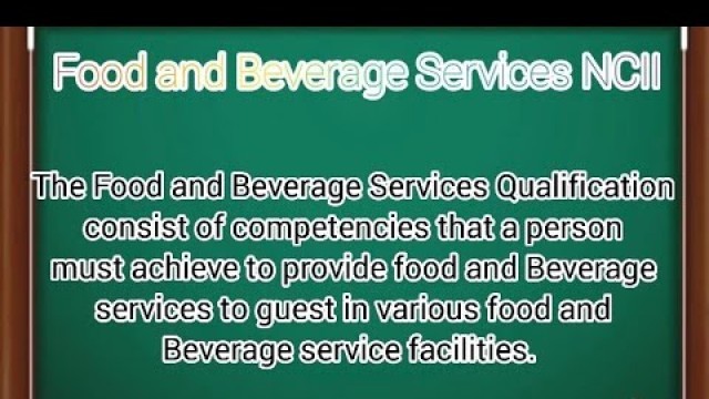 'Six Core Competencies/Duties and  Responsibilities of Food and Beverage Service Staff.'