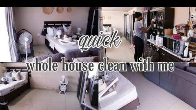 'whole house quick clean with me | cleaning motivation | cleaning routine  withme | homemaking'