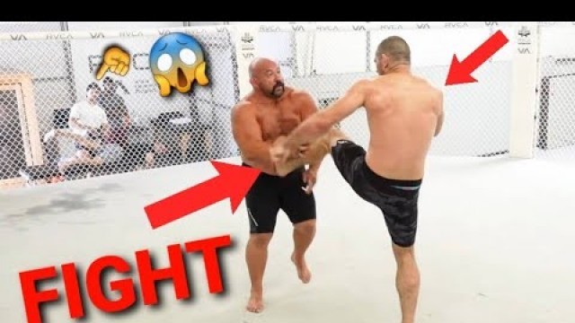 '\"FIGHT BREAKS OUT\" AT THE GYM BETWEEN UFC FIGHTER AND JIU JITSU CHAMPION'