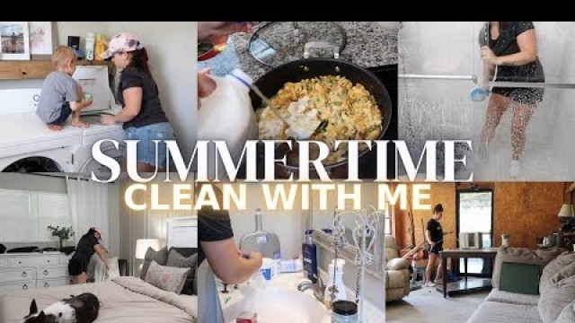 'Summertime clean with me ☀️ motivation | cleaning motivation 2022 | speed cleaning'