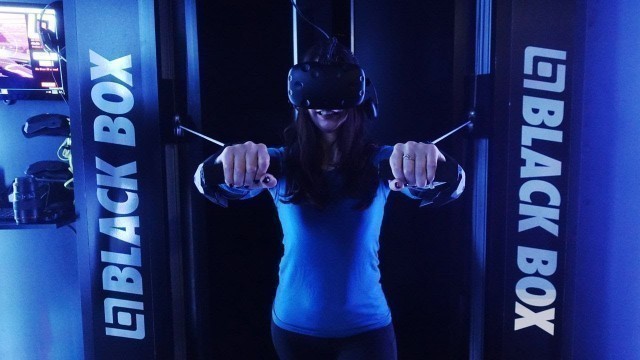 'Black Box VR gym first workout'