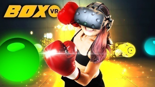 'TOP VIRTUAL REALITY FITNESS APP! | Box VR Gameplay (HTC Vive - Mixed Reality)'