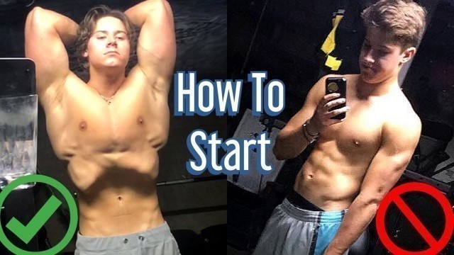 'HOW TO START WORKING OUT | BEGINNERS GYM GUIDE | TEEN BODYBUILDER | WORKOUT MOTIVATION'