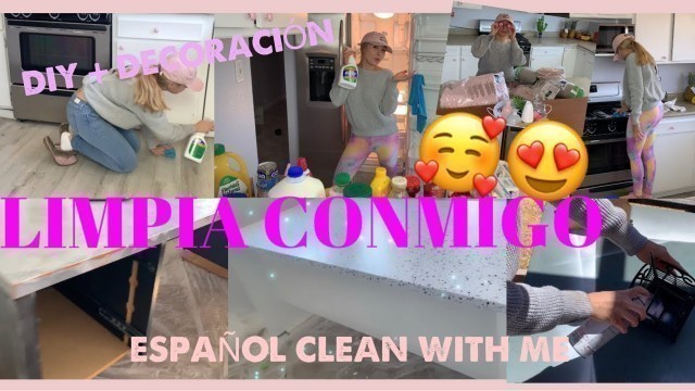 'LIMPIA CONMIGO + DECORAR + limpieza DIY clean with me MOTIVATE A LIMPIAR CLEAN WITH ME +  decoración'