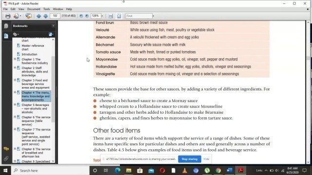 'FOOD AND BEVERAGE SERVICE THEORY  THE MENU KNOWLEDGE'