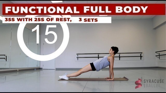 'SCB Fitness: WORKOUT #4 - FUNCTIONAL FULL BODY - Adults & Teen'