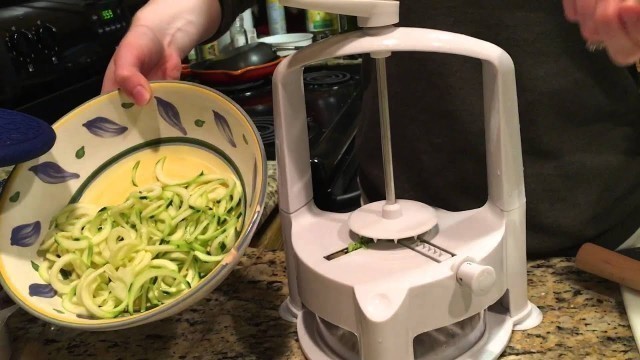 'How to make Zoodles with the Brieftons Vertico Spiralizer'