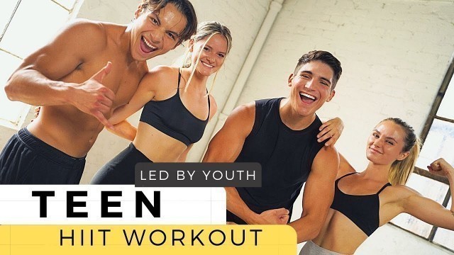 'HITT Full Body Teen Workout At Home - For Kids & Teenagers'