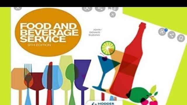 'What are the 6 core competencies of Food and Beverage Services?'