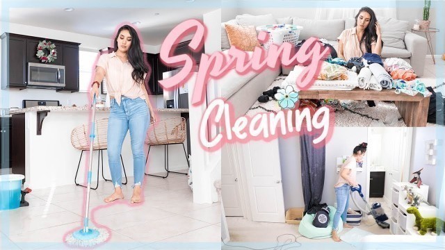 'NEW! SPRING CLEAN WITH ME || All Day Cleaning Motivation 2019'