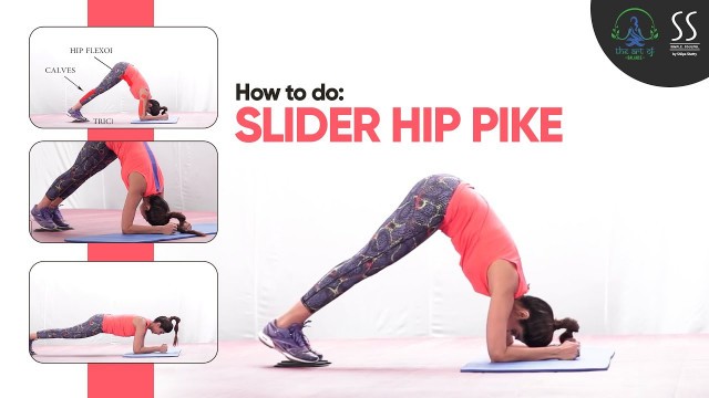 'Slider Hip Pike | Upper Body & Core Exercises | Learn with Shilpa Shetty Kundra'