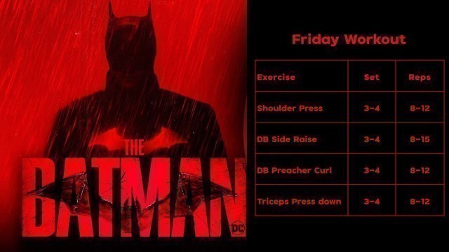 'The Batman Workout Ep4.โปรแกรมออกกำลังกายเดอะแบทแมน ของ Robert Pattinson'