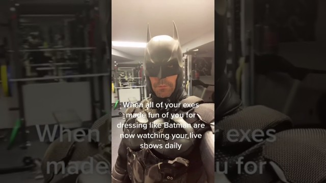 'It’s true! #batman #fitness #bodybuilding #homegym'