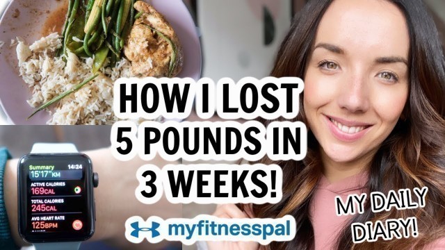 'WHAT I EAT IN A DAY TO LOSE WEIGHT | USING MY FITNESS PAL | CALORIE COUNTING DIET | Eilidh Wells'