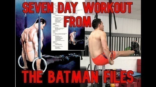 'Batman’s OFFICIAL Workout from “The Batman Files” - I tried all 7 days!'