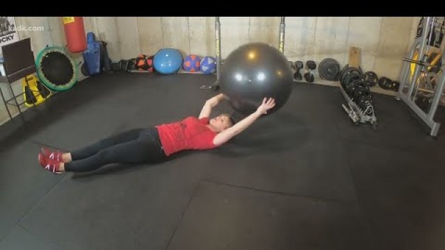 'Motivational Moments with Monica: Fitness ball workout'