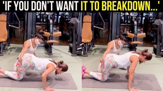 'Shilpa Shetty Kundra\'s latest workout video has a warning for people ignoring their body'