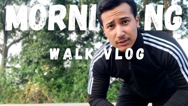 'Doing Pistol Squat//Morning Walk Vlog @Moments With Manoj #workout #nature'