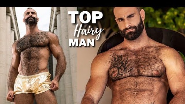 'Top Hairy Man - Hot Male Model Fitness'