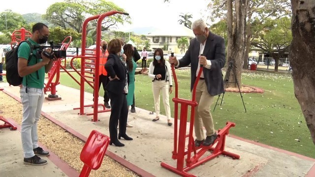 'Feel Good Moment - Refurbished Fitness Zone At Nelson Mandela Park'