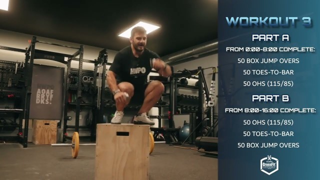 'Dubai CrossFit Championship 2022 Online Qualifier Workout 3'