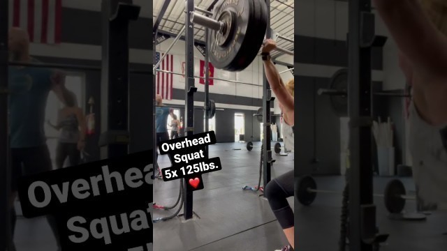 'Overhead Squat #125 #shorts #love #fun #fitness #workout #colorado #crossfit #girl #squat #training'