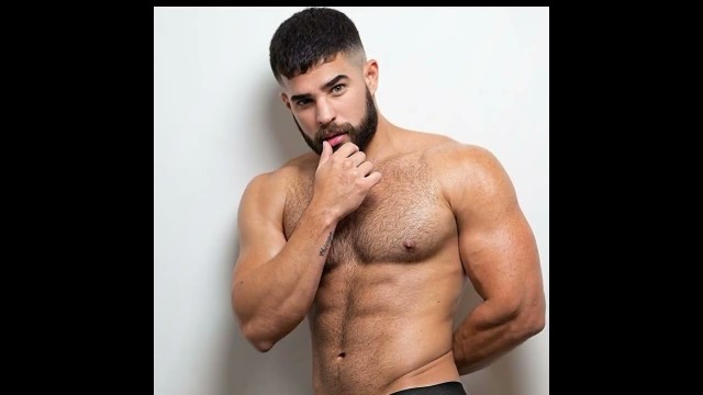 'Extra hairy male bodybuilder from | Paraguay | Karlitos Amarilla | fitness model.'