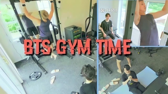 'Bts Gym Time | Bts Workout Moments'