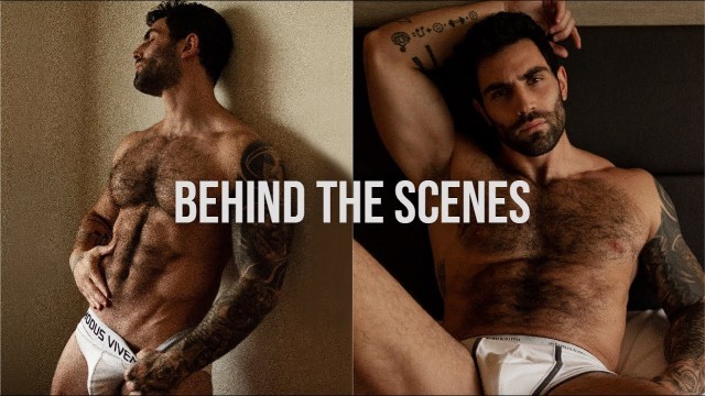 'Italian Male Model Underwear Photoshoot | Behind The Scenes'