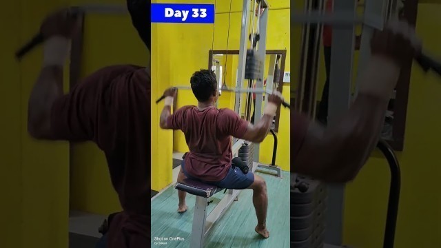 'Day 33 || 60 Day\'s transformation challenge || Fitness Zone Muniguda #shorts #ytshorts #gym #fitness'