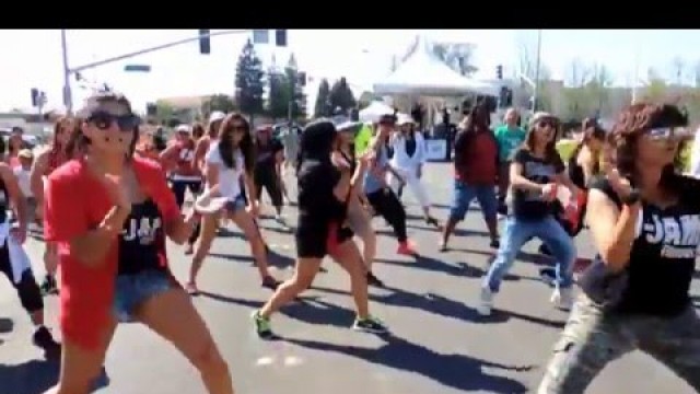 'U-JAM Fitness \"Make It Shake\" 2nd performance Milpitas International BBQ & Festival (LEADER REMIX)'