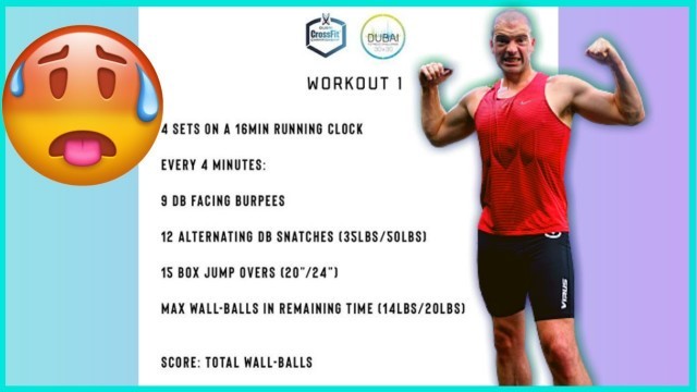 'The Dubai CrossFit Championship 30x30 Challenge | Workout 1'