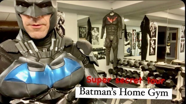 'Taking a tour of a real life Batman’s personal home gym. 