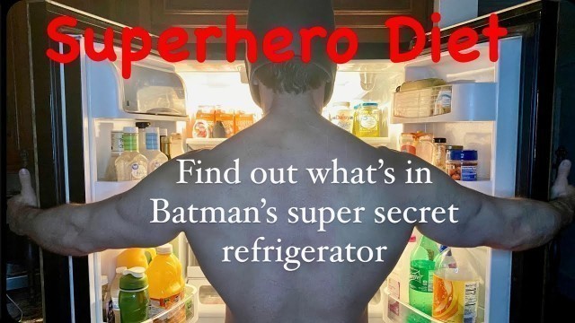 'Find out what’s in Batman’s super secret refrigerator #arkhamcity #batman #fitness #nutrition'