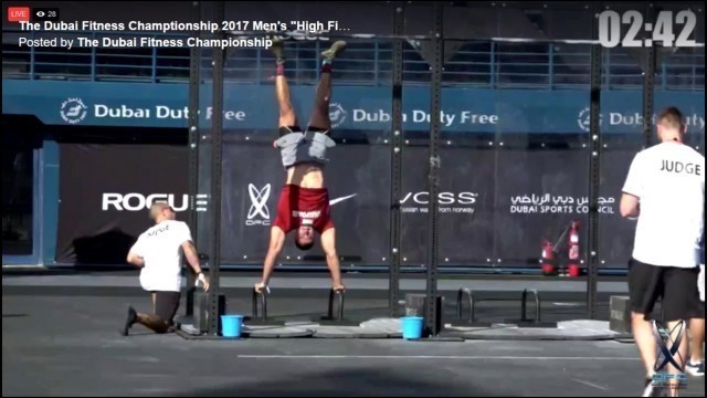 '2017 Dubai Fitness Championship Event 13 - High Fives'