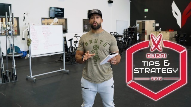 'Dubai Championship 2018: Workout 1Tips and Strategies'