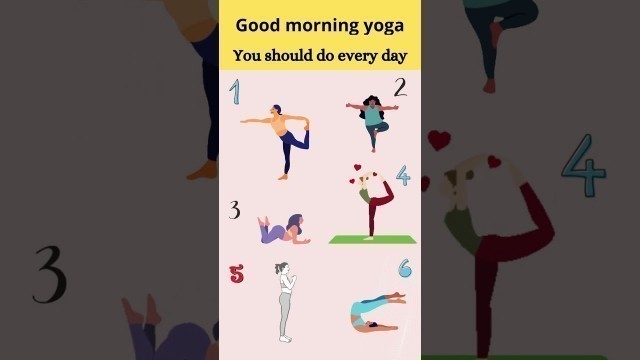 'Good morning yoga you should do every day #shortsvideo | Yoga for beginners'